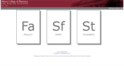 Desktop Screenshot of mycampus.acphs.edu